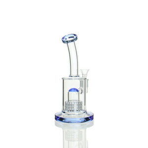 9" Matrix Perc Bubbler - Stemless - Blue