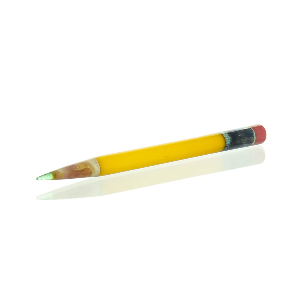 Sherbet Glass - Pencil Dabber - Yellow with Green Tip