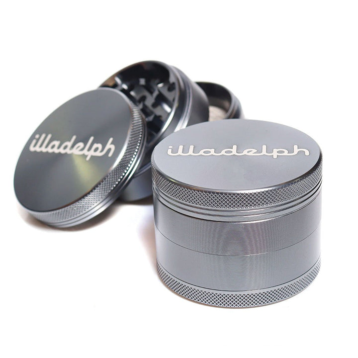 Illadelph - 4 Piece Grinder - Silver