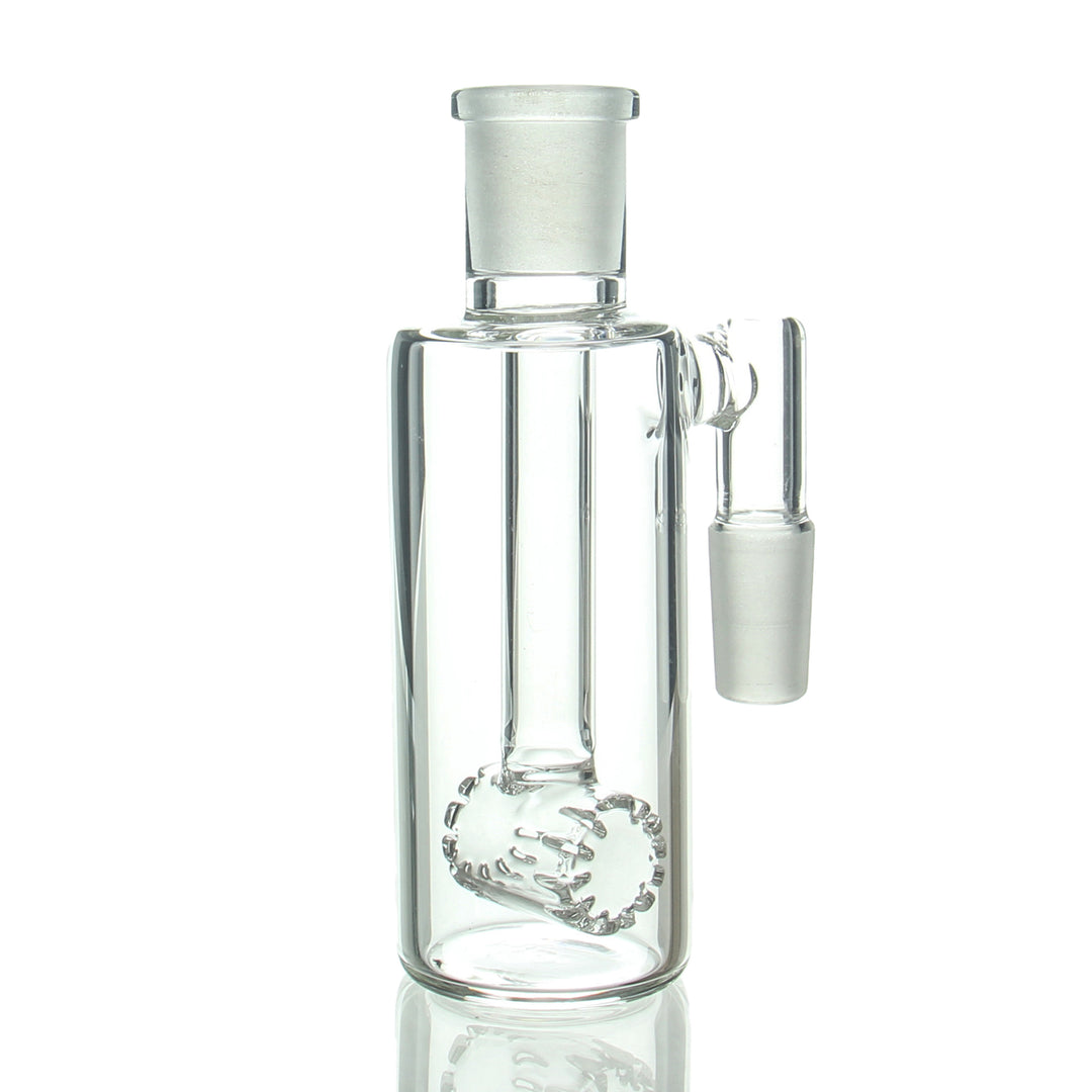 AFM Glass Hammerhead Ashcatcher 14mm Male 90deg — hammerhead-perc ashcatcher with 90-degree joint angle