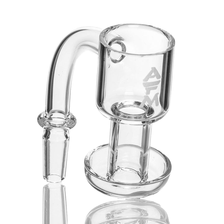 AFM Glass Terp Slurper 10mm Male 90deg — terp slurper quartz banger with 10mm male joint at 90 degrees