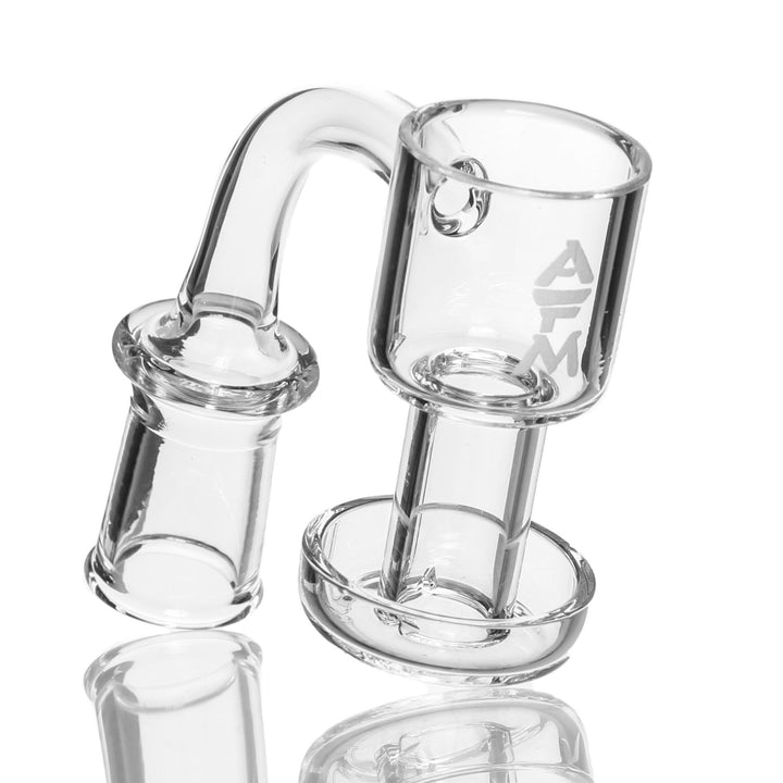 AFM Glass Terp Slurper 14mm Female 90deg — terp slurper quartz banger with 14mm female joint at 90 degrees