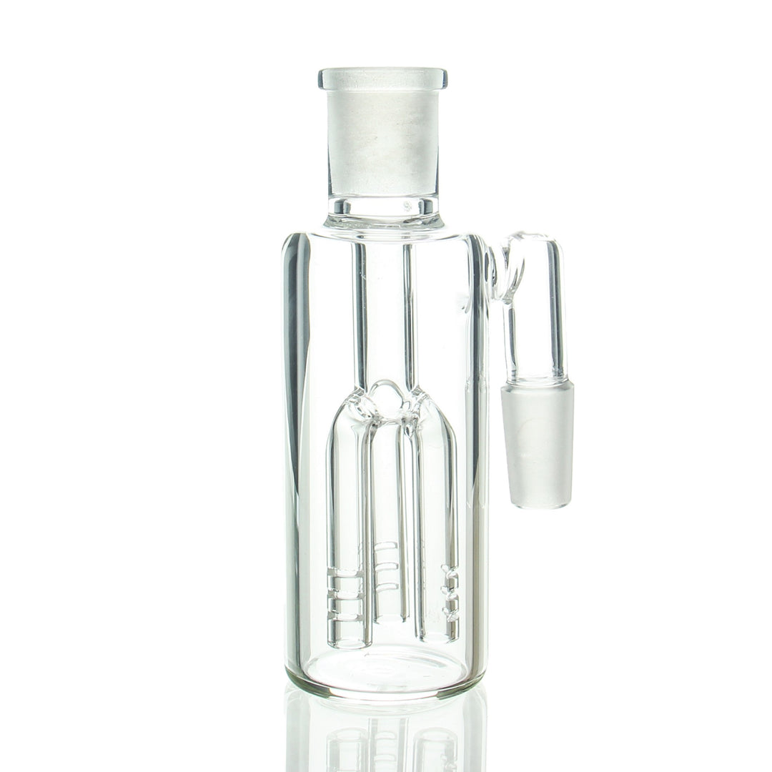 AFM Glass Tree Ashcatcher 14mm Male 90deg — tree-perc ashcatcher with 14mm joint and 90-degree angle