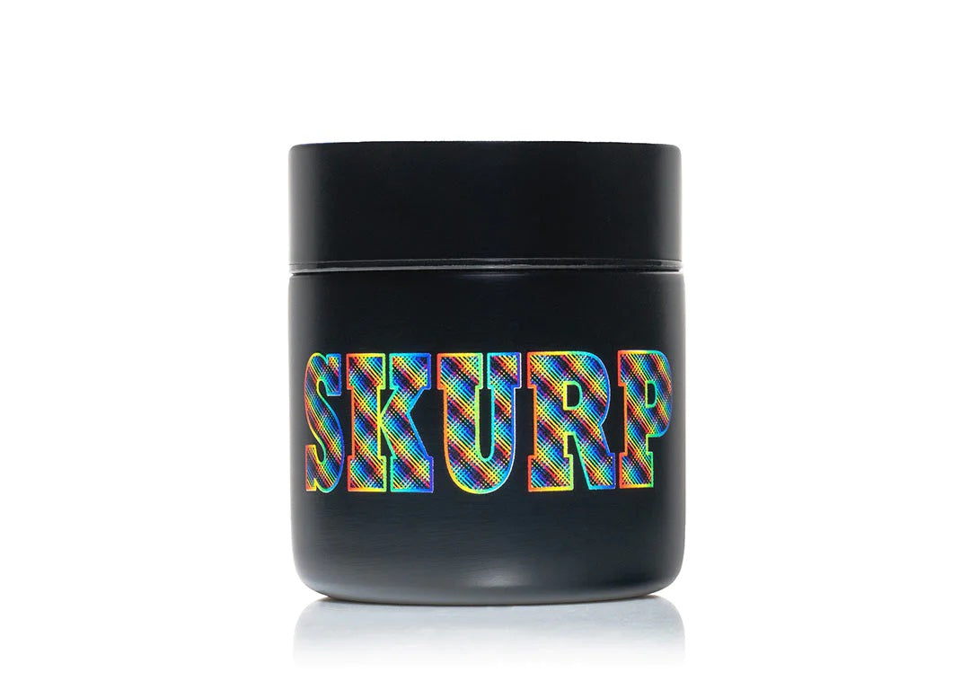 Alchemy Jars x PurpSkurp Black — insulated concentrate jar collab in black, hero shot