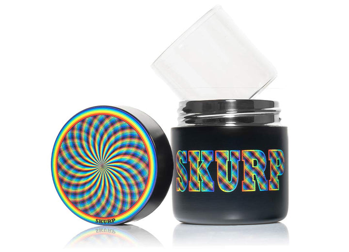 Alchemy Jars x PurpSkurp Black — lid detail