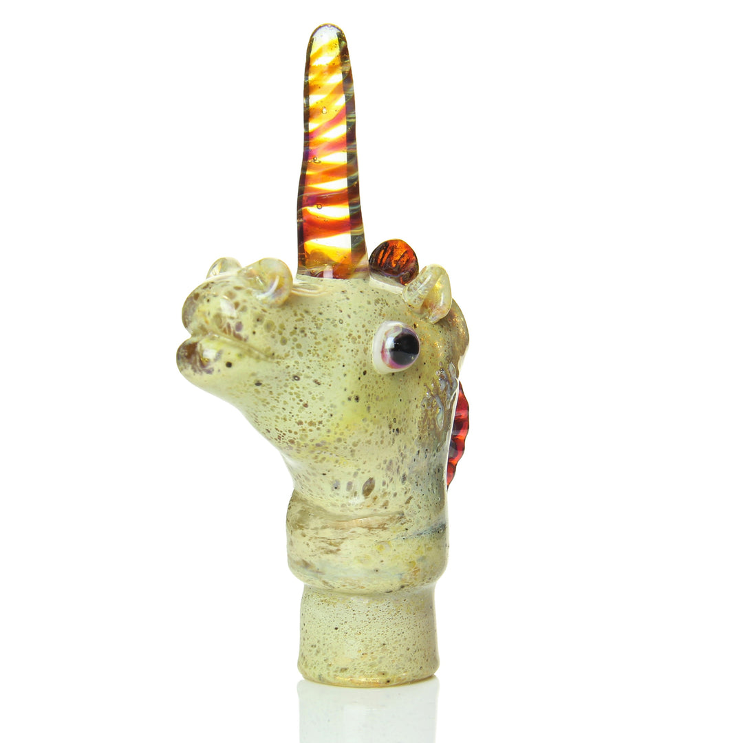 Amy Likes Fire Glass Unicorn Dome 14mm female joint accessory