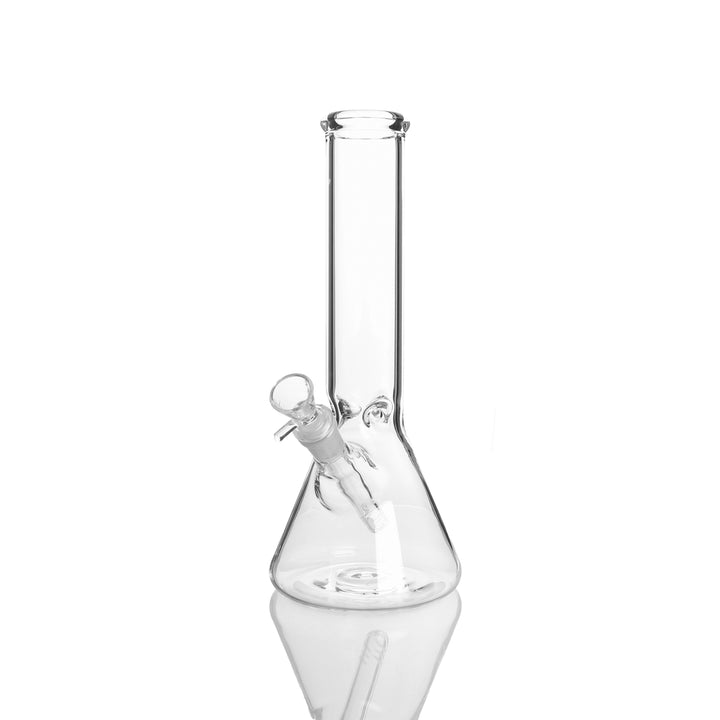 Angies Boutique 12in Beaker Clear — clear beaker bong, hero shot
