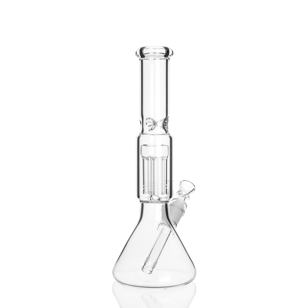 Angies Boutique 12in Clear Beaker 6 Arm Tree Perc — alternate angle showing tree perc