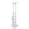 12" Straight Triple Honeycomb - Pink
