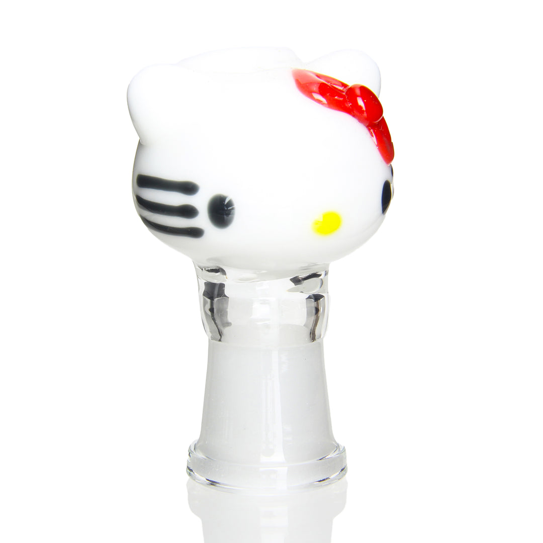 Angies Boutique 14mm Hello Kitty Dome — heady glass slide dome with Hello Kitty character sculpting