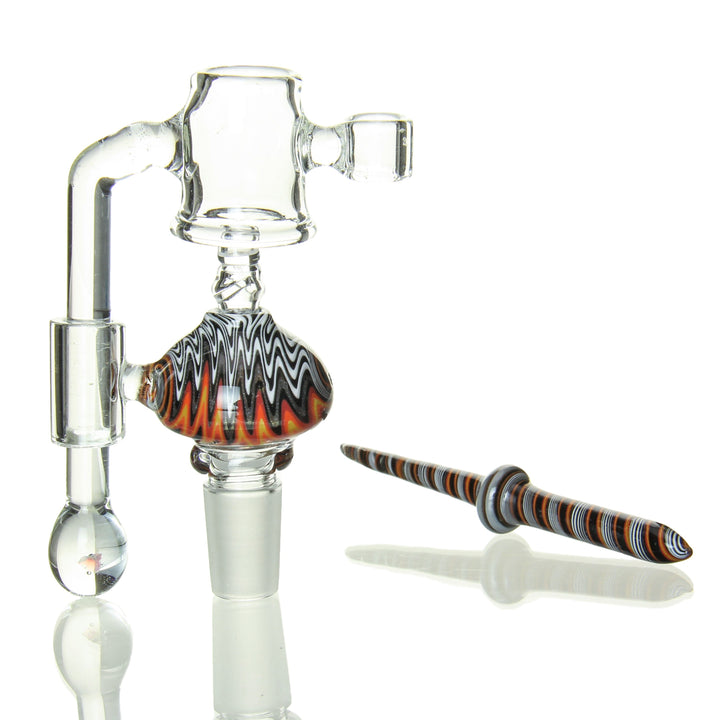 Angies Boutique 14mm Wig Wag Vapor Trap Dome — alternate angle of the dome