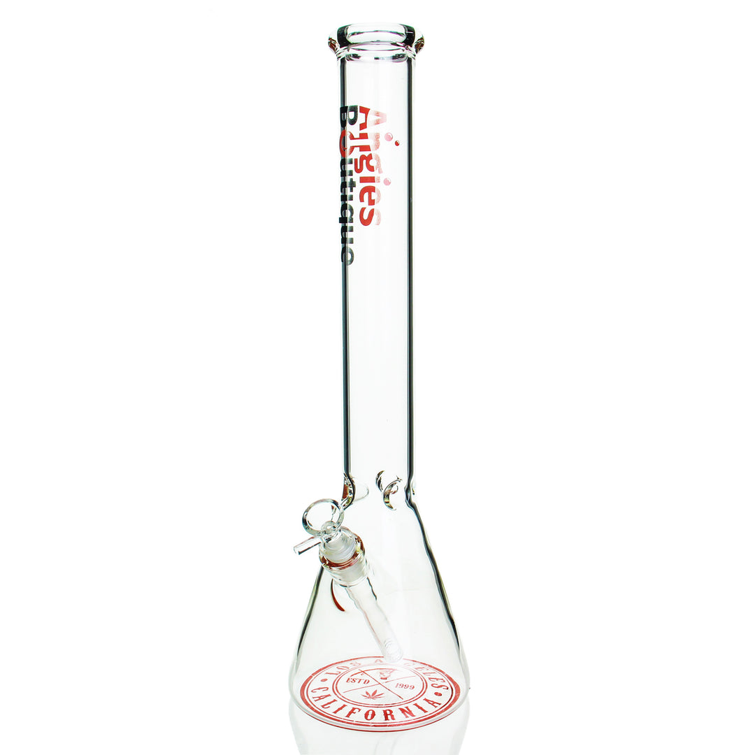 Angies Boutique 18in Clear Beaker — house-brand 18in clear borosilicate beaker bong