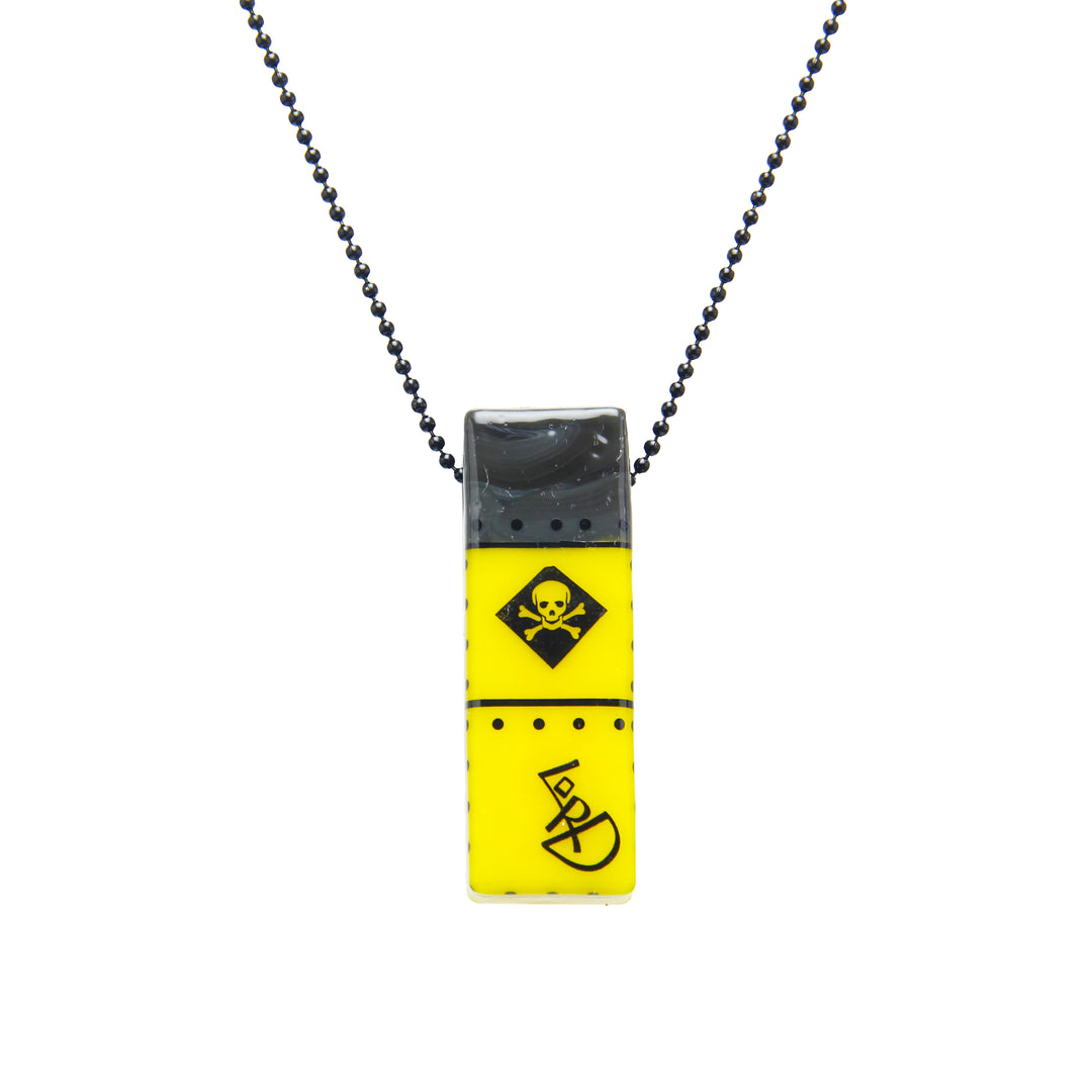 Ski Mask x Lord Hazard Spray Can Pendant — heady glass spray can pendant collaboration, alternate angle