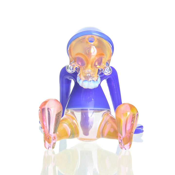 Annealed Innovations Lean Back Reaper — Grim Reaper dab rig close-up of sculpting detail