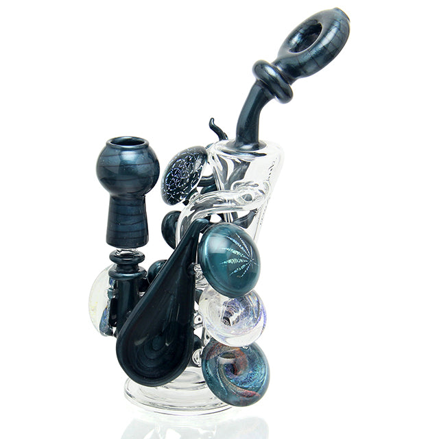 Anodyne Glass Overload Recycler Unobtainium dab rig with 14mm male joint