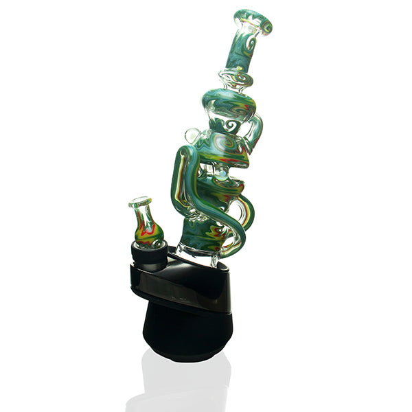 Augy Glass Fab Egg Recycler Puffco Peak Top attachment for Puffco Peak