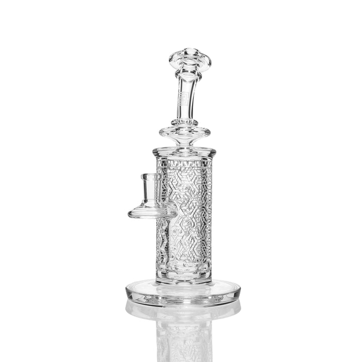 Avant Garde Elementum Series Bubbler Sacred Geometry — heady glass bubbler with sacred geometry artwork, hero shot