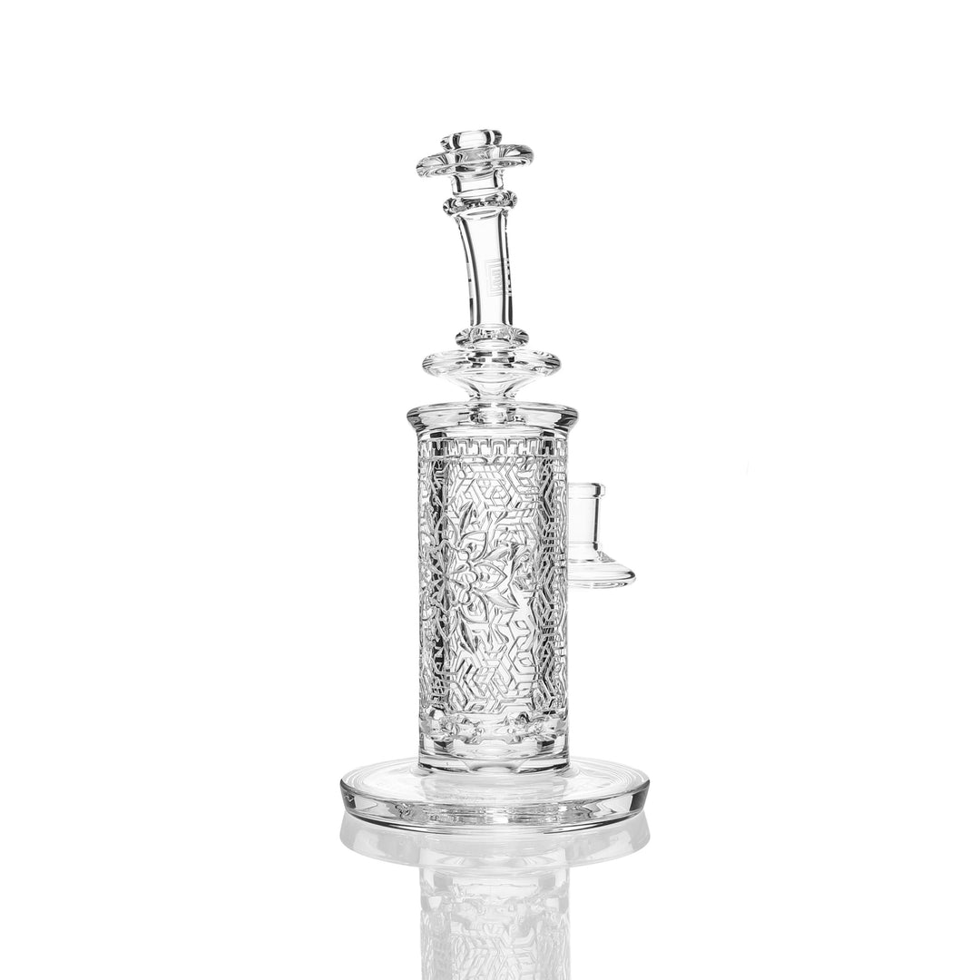 Avant Garde Elementum Series Bubbler Sacred Geometry — alternate angle of the bubbler