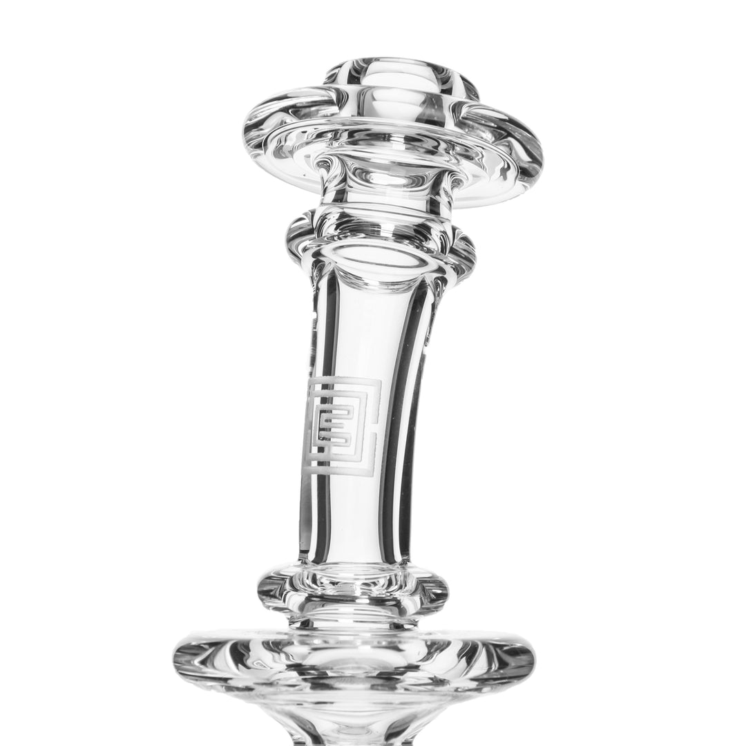Avant Garde Elementum Series Bubbler Sacred Geometry — mouthpiece and joint detail