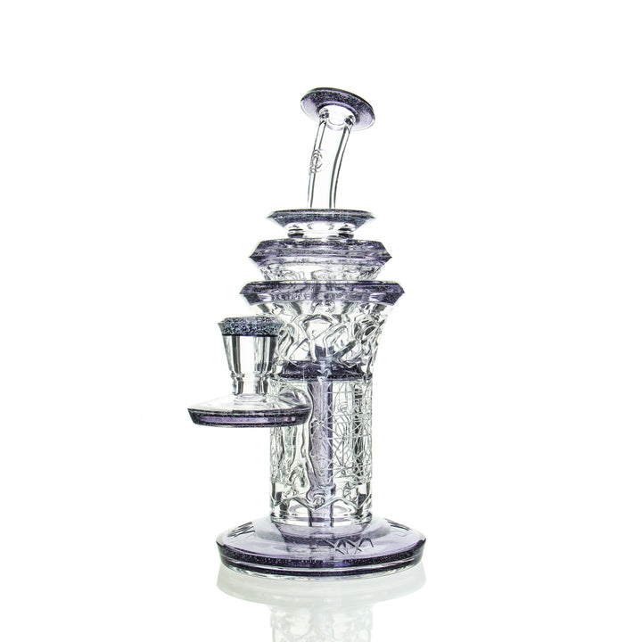 Avant Garde Outside Incycler 2.0 Crushed Opal — outside-style incycler dab rig version 2.0 in Crushed Opal