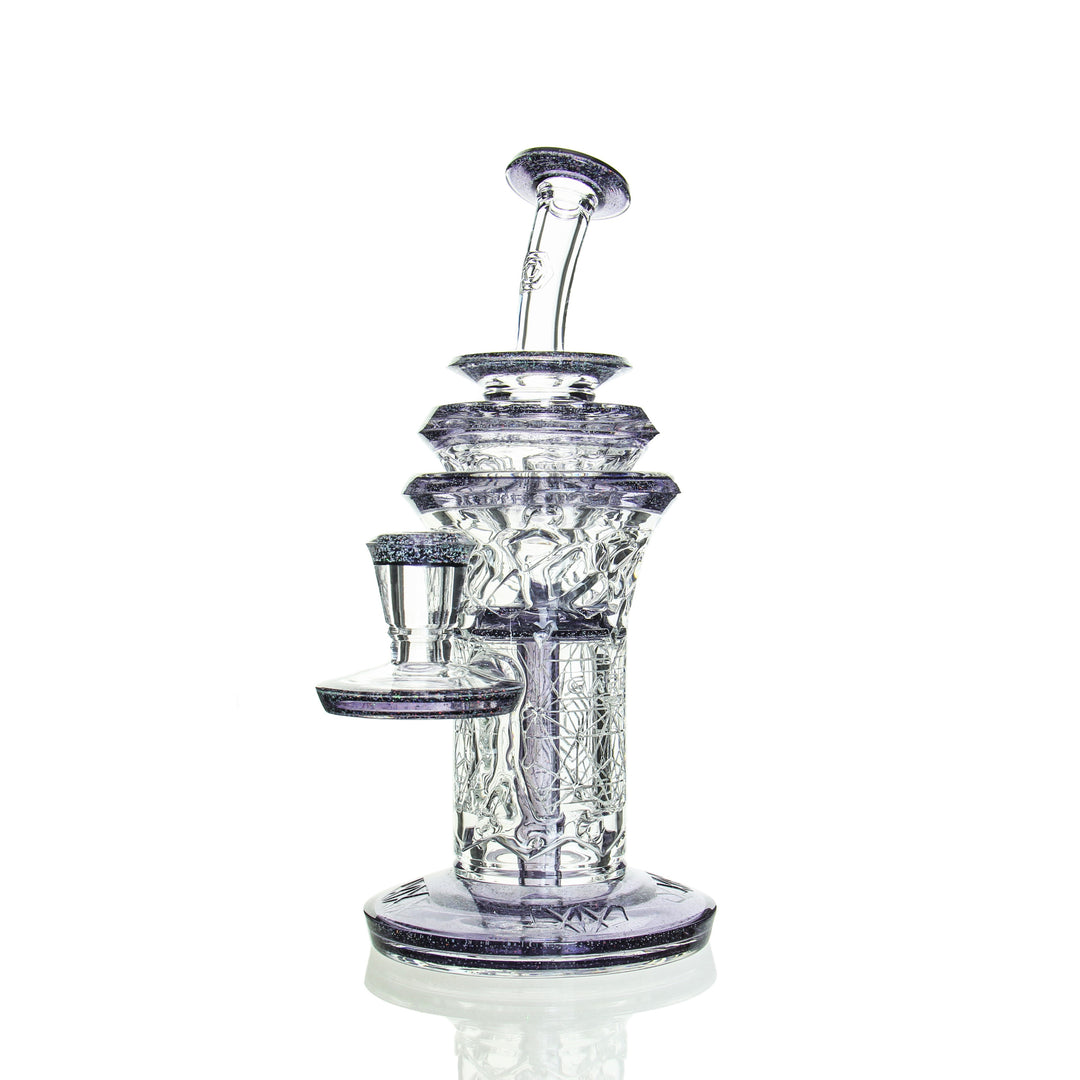 Avant Garde Outside Incycler 2.0 Crushed Opal — outside-style incycler dab rig version 2.0 in Crushed Opal