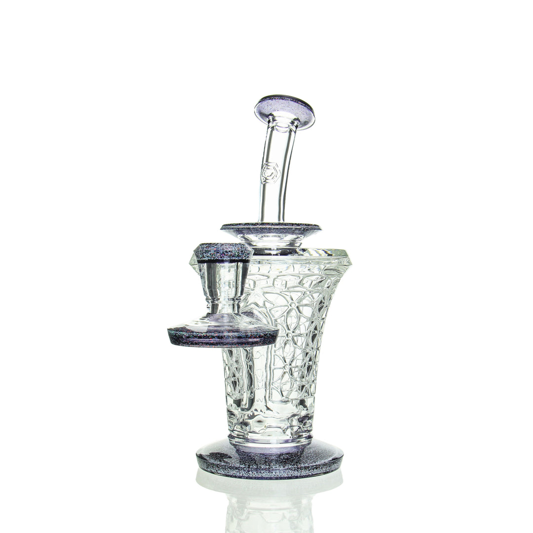 Avant Garde Reverse Beaker 2.0 Crushed Opal — reverse-orientation beaker bong version 2.0 in Crushed Opal