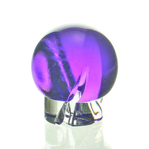 One Trick Pony Glass - Marble Spinner Carb Cap - Purple Rain