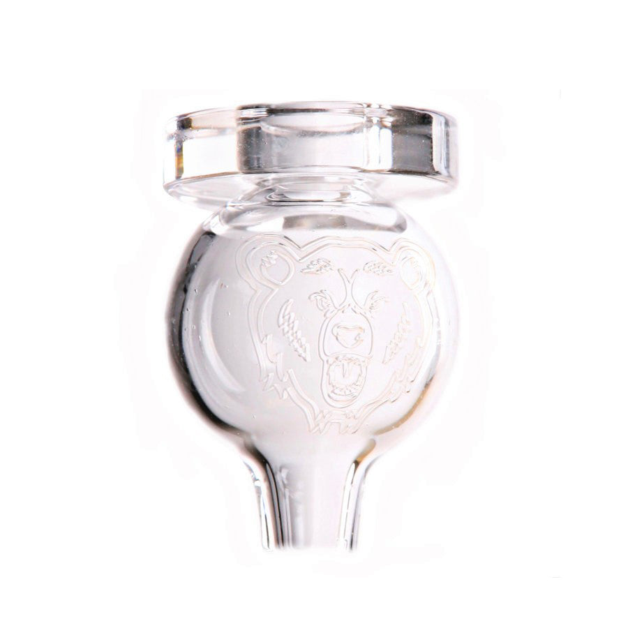 Bear Quartz Bubble Cap — Bear Quartz bubble-style carb cap
