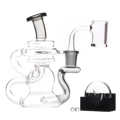Bear Quartz Cycler Box Set Smokey Black — boxed quartz cycler set in smokey black