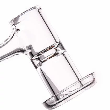 Bear Quartz Terp Slurper 10mm Male 90deg — Bear Quartz terp slurper top-down view