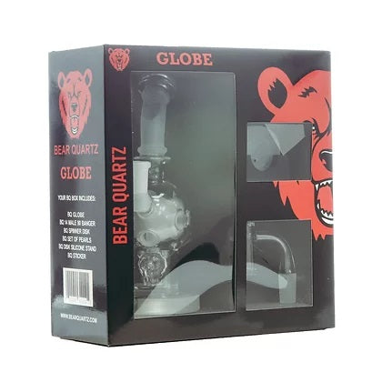 Bear Quartz The Globe Box Set — boxed quartz terp slurper set with accessories, hero shot