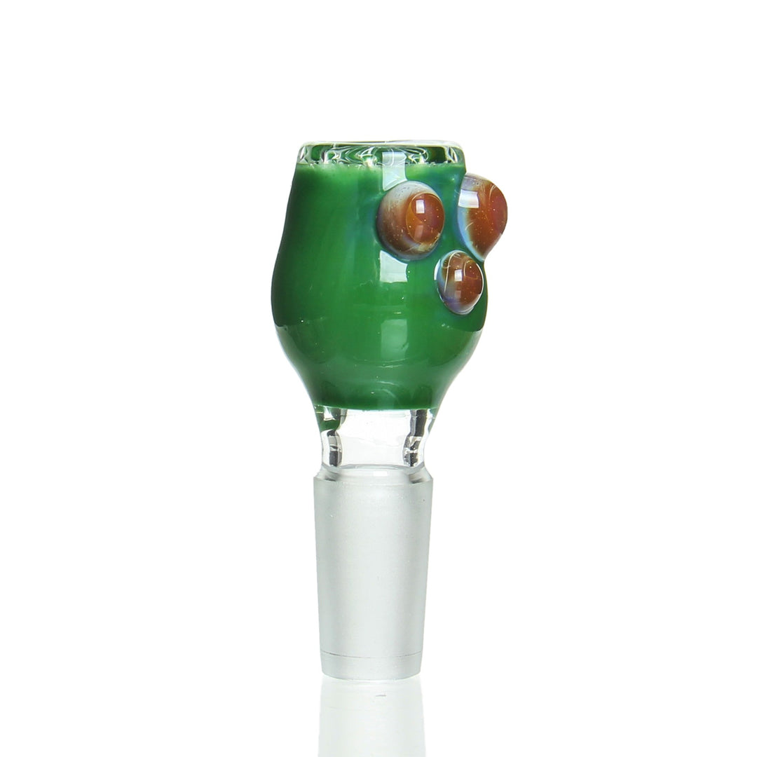 Ben Wilson 14mm Disc Screen Slide Tree Hugger — heady worked bowl slide with built-in disc screen for bongs and water pipes