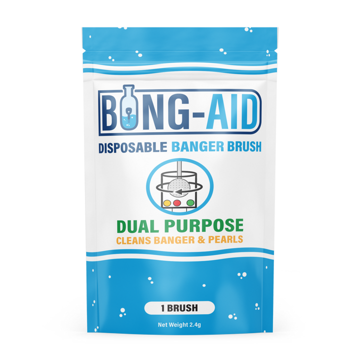 Bong Aid Disposable Banger Brush Single — single disposable cleaning brush for quartz bangers