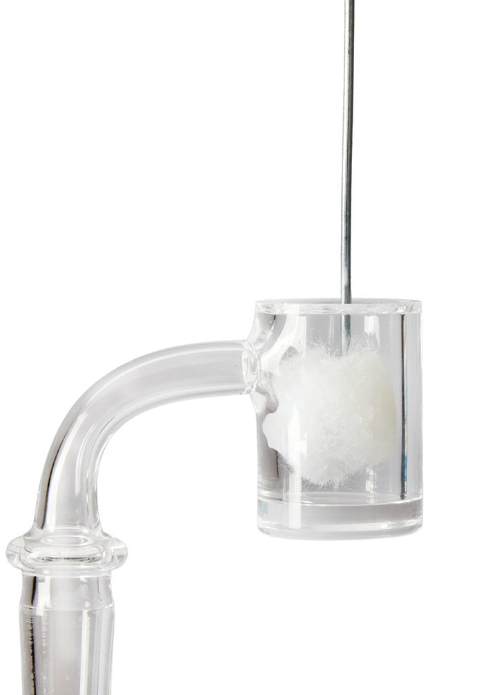 Bong Aid Disposable Banger Brush Single — disposable banger brush shown from alternate angle
