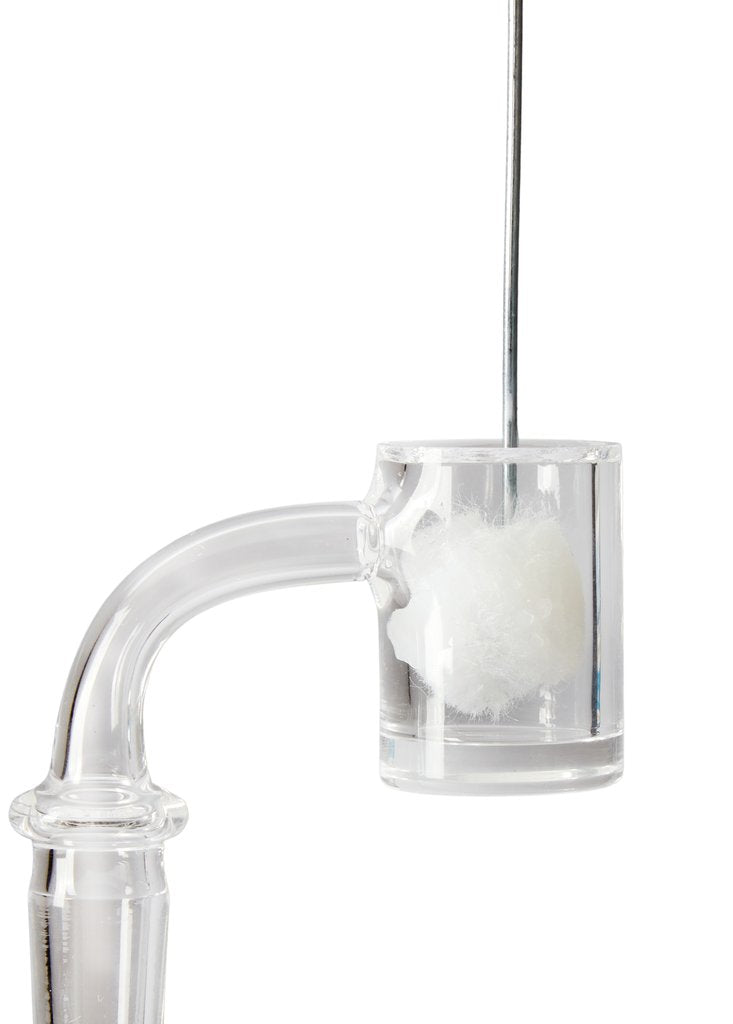 Bong Aid Disposable Banger Brush Single — disposable banger brush shown from alternate angle