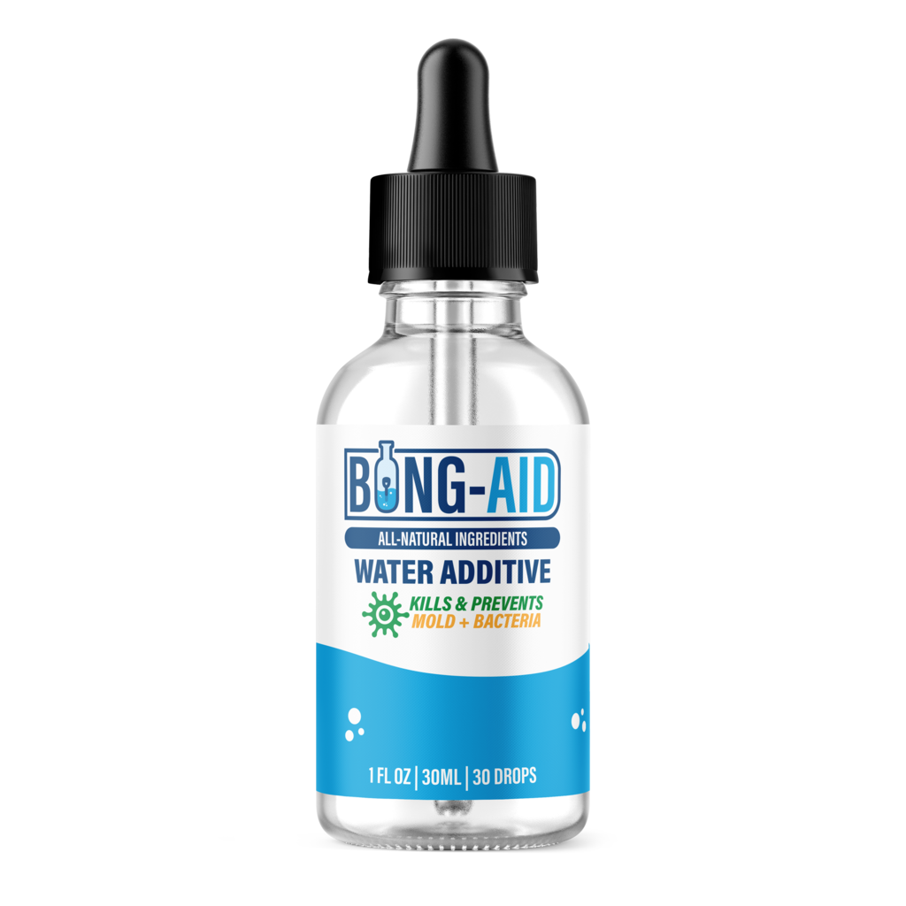 Bong Aid Natural Water Additive 30mL — natural water additive keeps bong water fresh and reduces resin buildup