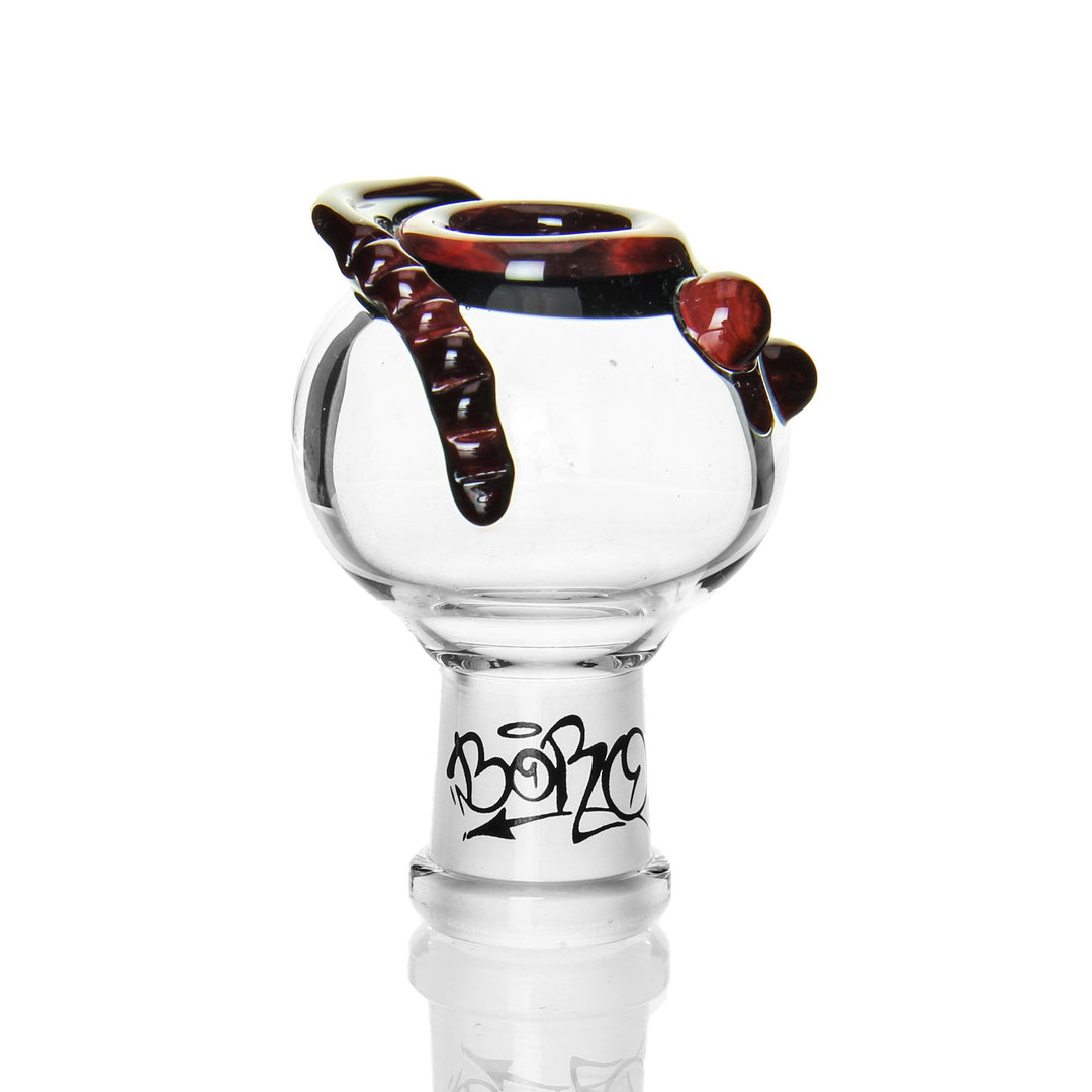 Boro Syndicate 14mm Dome Elvis Red — heady Elvis 14mm vapor dome in red