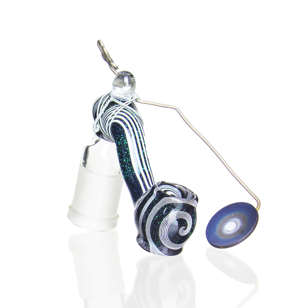 Boro Syndicate 18mm Female Dichro Vapor Curve — handblown 18mm female dichro vapor curve dome