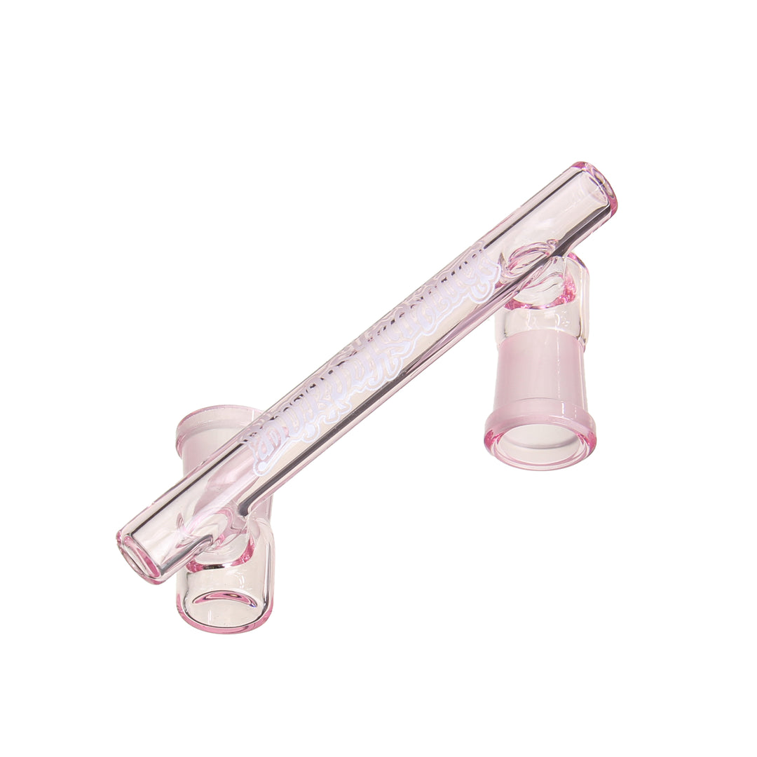 Boro Syndicate Pink Low Rider Drop Down 14mm Female to 14mm Female — low profile drop down adapter for water pipes