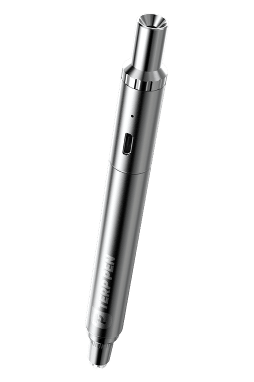Boundless Technology Terp Pen Silver — silver Terp Pen close-up of ceramic tip
