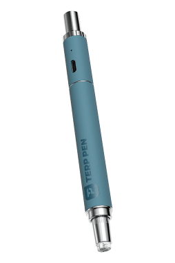 Boundless Technology Terp Pen Teal — teal Terp Pen vape shown from alternate angle