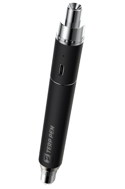Boundless Technology Terp Pen XL Black — XL black Terp Pen close-up of ceramic tip