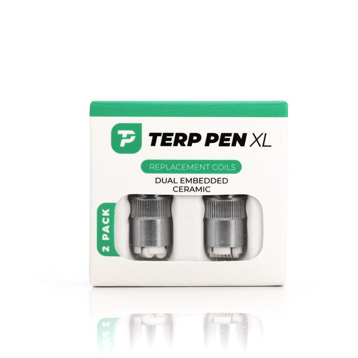 Boundless Technology Terp Pen XL Ceramic Replacement Coils 2 Pack — ceramic coil replacements for the Terp Pen XL, hero shot