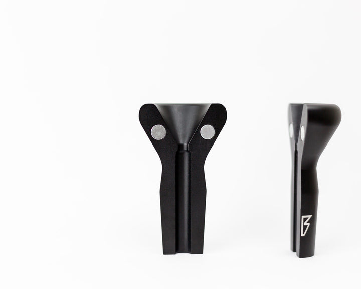 Bowlz 14mm V3 Magnetic Bowl Piece Black — black V3 magnetic bowl from alternate angle
