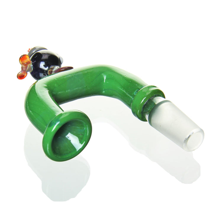 BTGB Bob-omb Vapor Curve 14mm Male 90deg — sculpted Bob-omb vapor curve for dab rigs, hero shot