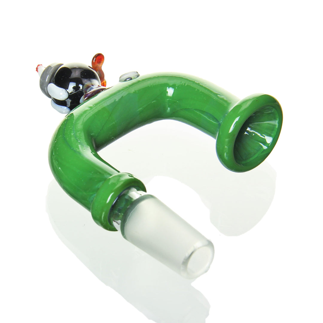BTGB Bob-omb Vapor Curve 14mm Male 90deg — alternate angle of the vapor curve