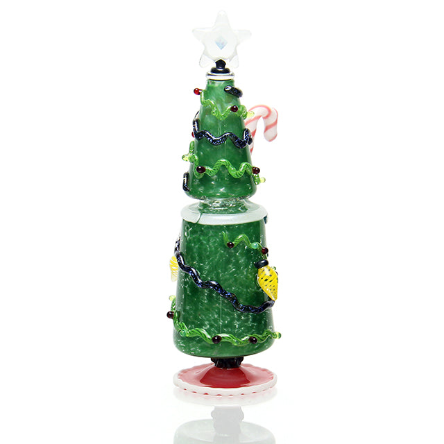 BTGB Christmas Tree Master Shake Bubbler side view