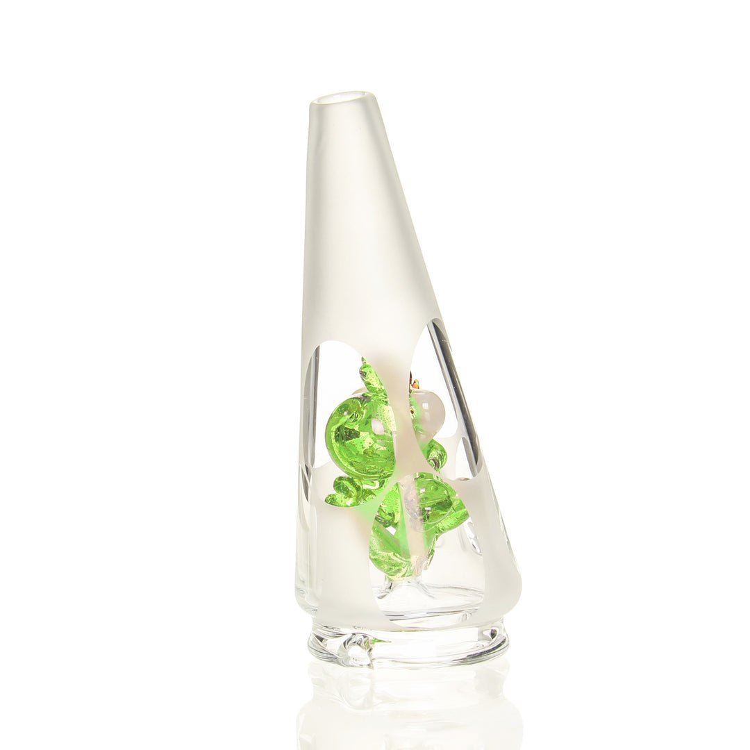 BTGB Puffco Peak Attachment Sunset Slyme — Puffco Peak glass attachment in Sunset Slyme colorway