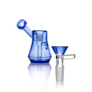 Diamond Glass - 4" Pocket Bubbler - Blue
