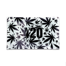 Load image into Gallery viewer, V Syndicate - Medium Glass Rolling Tray - 420 Black &amp; White